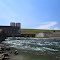 Bottom of the spillway