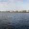 Lake in middle of village