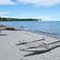 Canoes on the beach by Keppel Point