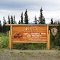 Denali National Park sign