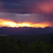 Sunset across Lake Clark