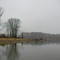 Winter view on lake Weiss