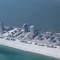 Aerial shot of Gulf Shores construction
