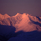 Mountains above Girdwood Alaska