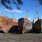 Barcos abandonados - San Antonio Oeste - Río Negro - ecm.