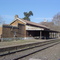 Anden de Estacion de Ferrocarril en General Lagos, Santa Fe, Argentina