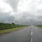 lluvia en la ruta