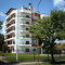 Edificio, Av. Siburu y Av. Hipólito Irigoyen  (foto: Juan José Mella 17/2/08).