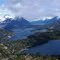 Vista de lagos Bariloche.