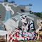 Mural-Man (libertad de prensa) Arte de Rocambole