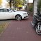 Auto mal estacionado