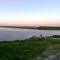 Aquí se dividen las aguas (en la represa sur).