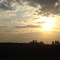 Atardecer en un camino rural de Los Toldos. Buenos Aires - Argentina