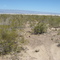 Vista hacia el salar desde el camino
