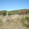 Bifurcación camino a las antenas