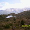 Laguna sobre el cerro