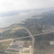 Aerial View Of Colarado River & City Of  Dallas  . Texas . (United States)