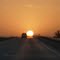 Atardecer en la ruta
