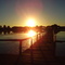 Atardecer laguna Kakel Huincul