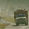 Truck fully loaded towards Lago Meliquina