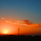 Entardecer no pampa argentino