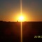 Atardecer en la zona rural de Rufino