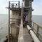 toma de agua en el Rio de la Plata