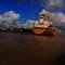 Barco en Puerto, Campana, Argentina