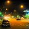 Esquina L. de la Vega y Aconquija, nocturna