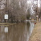 Balneario Isla 58 en una crecida extraordinaria del Río Negro