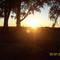 atardecer en el campo