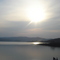 amanecer en el lago de guija
