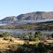 Laguna Terraplén, amanecer y niebla
