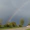 Rainbow over the road