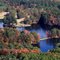 Air Organ and Stone Mountain Lake in the Autumn, Georgia
