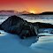 Gull rock Sunset