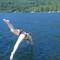Lake Samish Diving Girl