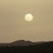 Sunrise through bushfire smoke.