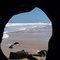 Ocean view through coffee rock, Shelley Beach