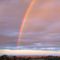 rainbow over Inverell, at the Research Station weather station