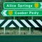 Road Signs at Kulgera, Northern Territory..