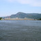 Boneville Dam from upstream looking west.