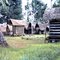 Yam storage houses, Kiriwina Island