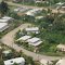 Aireal view of KIUNGA Residences, along the FLY River in Western Province, PNG, Photo by Malum Nalu,  on 7-01-2013