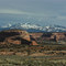 Mesa and the La Sal Mountains in the vicinity of Hatch Wash