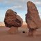 Giant fossilized Mushrooms or balanced giant rocks, Hwy 89 Arizona, USA