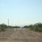 The start of the paved road