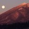 Moonset over the San Francisco Peaks