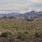 Panorama of distant mountains