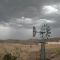 FW windmill in Parker AZ with a Summer Storm